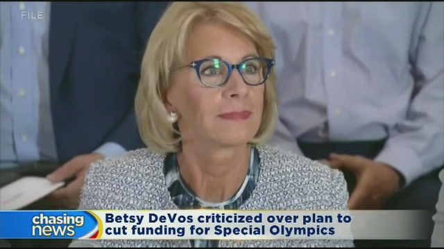 Proposed cuts to Special Olympics criticized