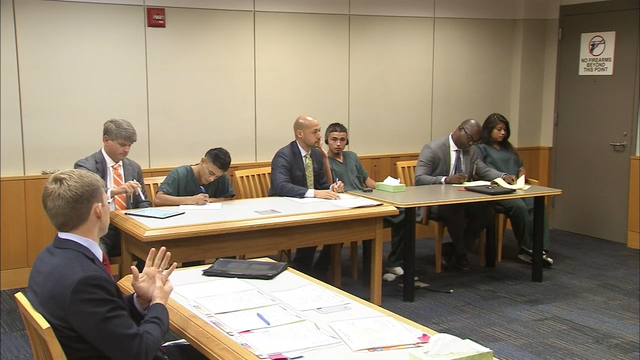 3 teens accused of raping mother appear in court