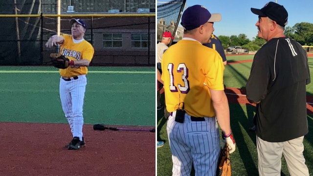 Rep. Steve Scalise returns to field for Congressional baseball practice nearly 1 year after shooting