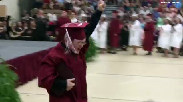 School goes wild for Virginia graduate with special needs (VIDEO)