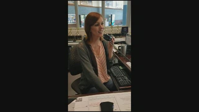 North Carolina school receptionist belts out 'At Last' over intercom