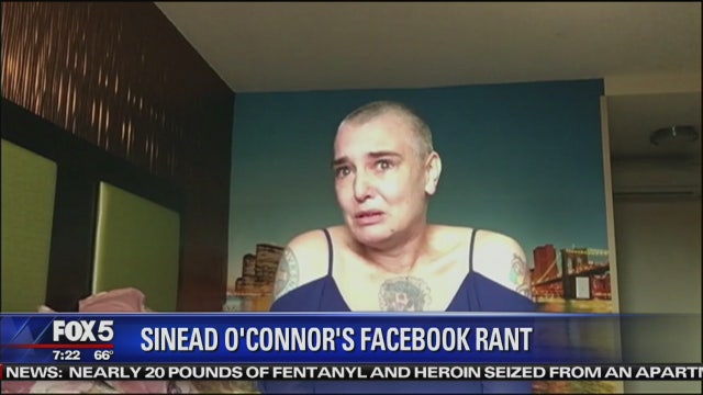 Sinead O'Connor pleads for help, says she's living in motel