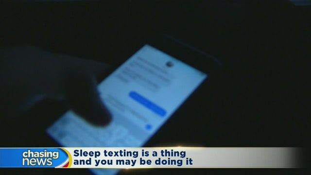 Sleep texting is a thing and you may be doing it