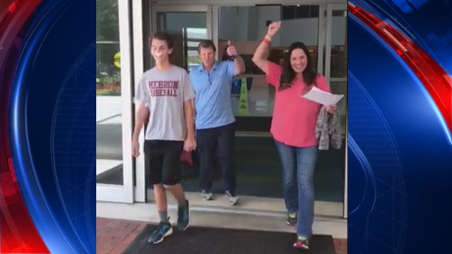 Son of former Braves player leaves hospital after 7 surgeries, 21 days