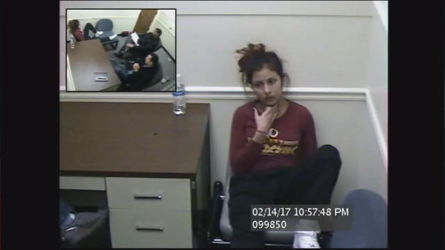 Interrogation video shows teen girl confessing to stabbing victim 13 times in MS-13 related murder