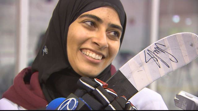 Female hockey player from United Arab Emirates lives out dream, skates with Capitals