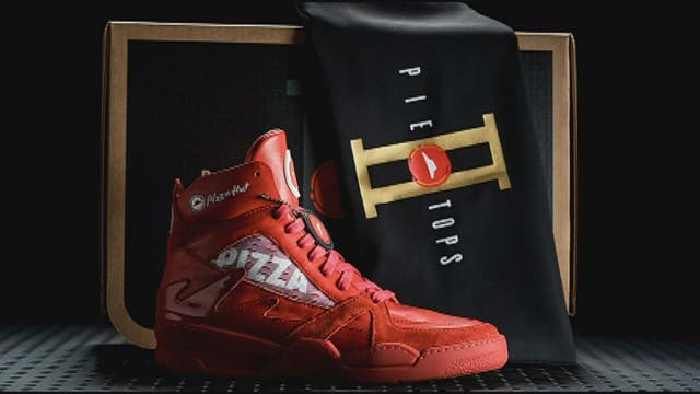 Pizza Hut launches pizza-ordering sneakers, the 'Pie Tops'