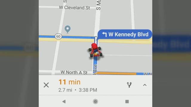 Google Maps turned into Mario Kart for Mario Day