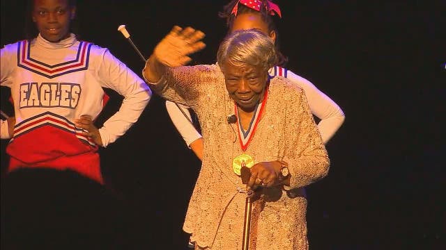 Virginia McLaurin, who danced with President Obama and First Lady, celebrates 107th birthday
