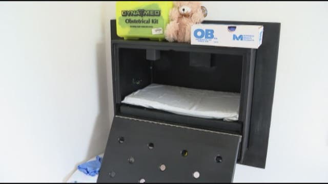 Infant found safe in 'baby box' in Indiana