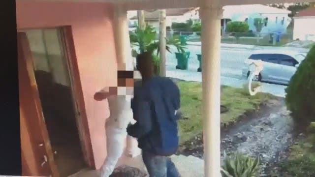 Miami police search for suspect caught on video trying to attack woman
