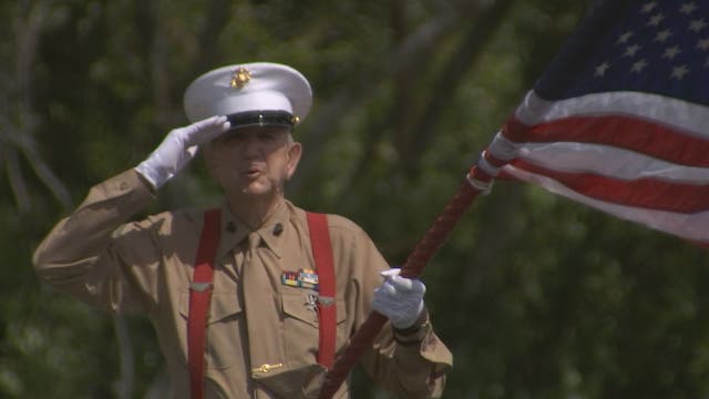 86-year-old Marine Corps veteran honors the heroes who died