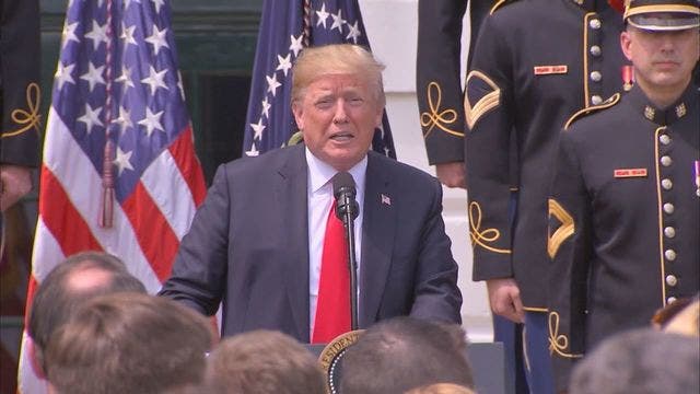 Trump decries 'fake' reporting on Melania, says she's well