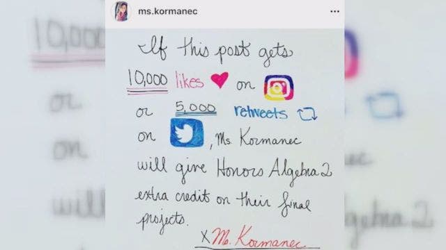 'We are trying to prove her wrong': Virginia students take on teacher's social media challenge