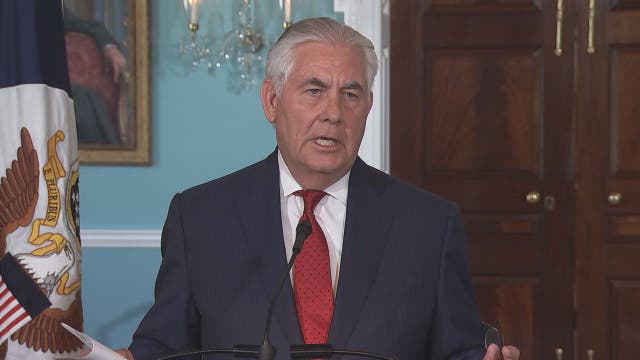 President Trump fires Rex Tillerson as Secretary of State, replacing with CIA's Mike Pompeo