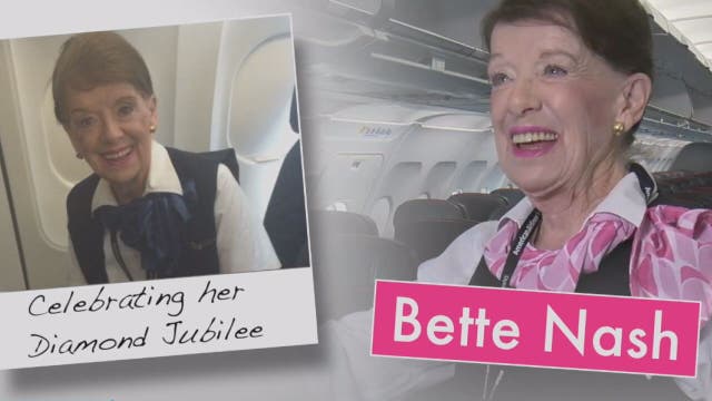 American Airlines flight attendant celebrates 60 years of service