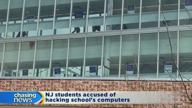 Students accused of changing grades