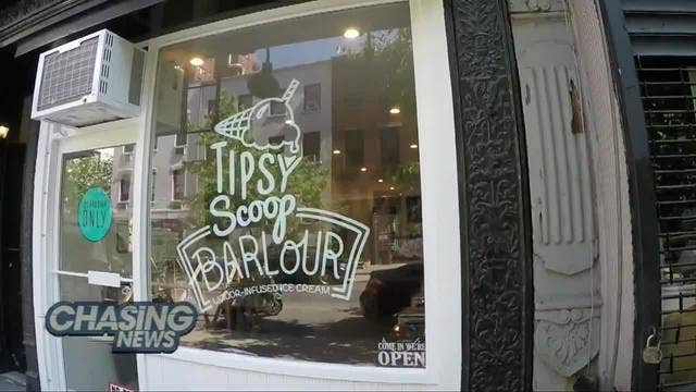 Alcohol-infused ice cream store opens