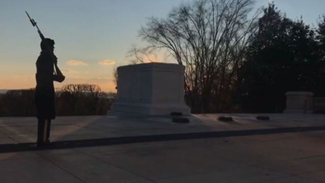 WATCH: Christmas morning sunrise over Arlington National Cemetery