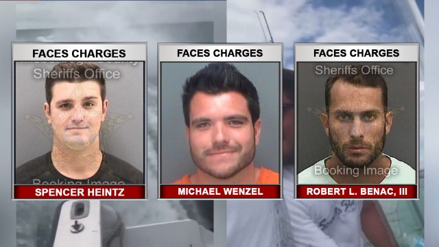 Three charged in shark dragging video: FWC