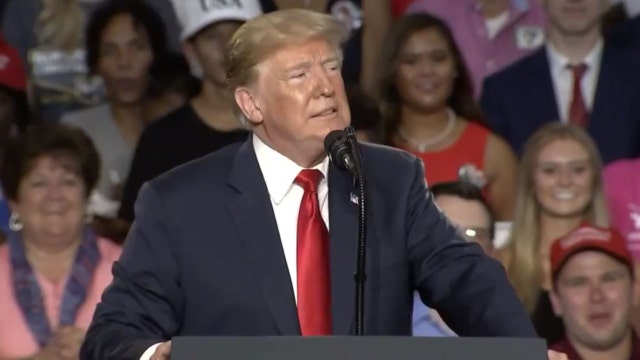 Trump holds rally in Ohio ahead of special election, blasts LeBron and Pelosi