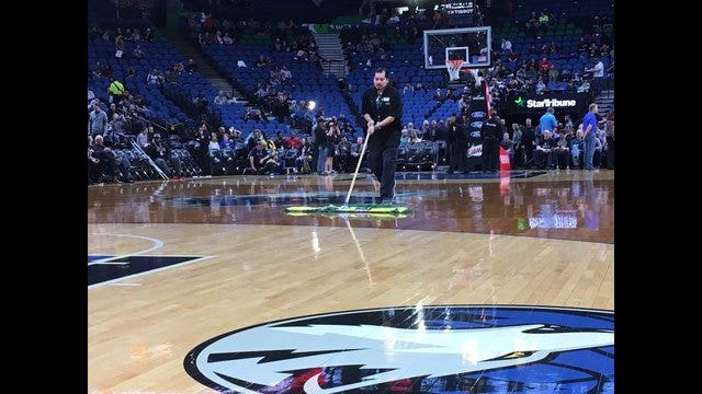 Timberwolves game canceled due to water on court at Target Center