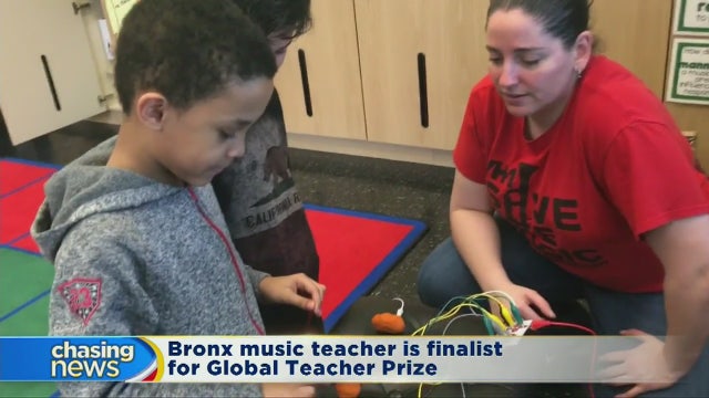 Bronx music teacher is finalist for $1M prize