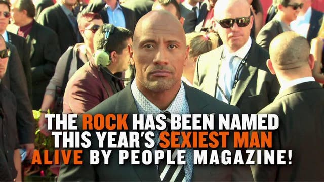 Dwayne Johnson is named the sexiest man alive
