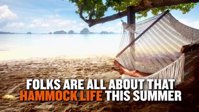 This summer you're going to do... absolutely nothing!