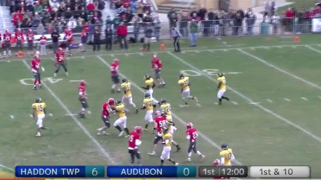 High school football player with Down syndrome scores 65-yard touchdown