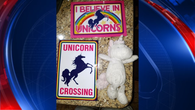 Man reunites two lost unicorn stuffed animal with owners