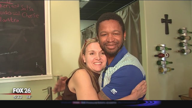 Unlikely friendship as woman offers homeless man a job, place to live