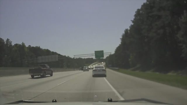 Police: Woman led officers on slow-speed chase