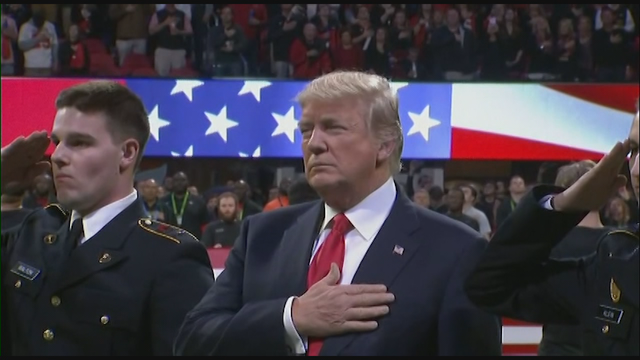 Trump visits Atlanta, attends National Championship