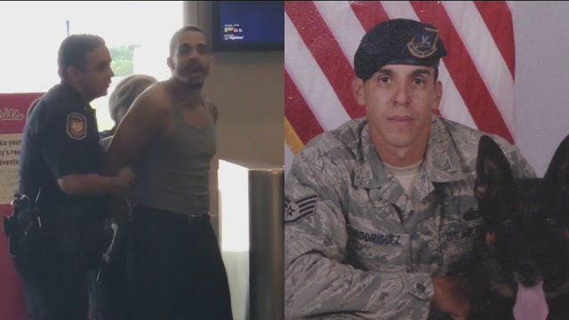 Veteran's wife: PTSD behind airport outburst