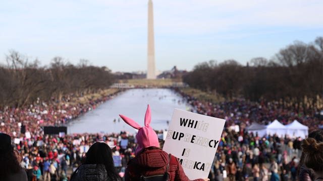 Celebs, politicians join in women's march protests across country