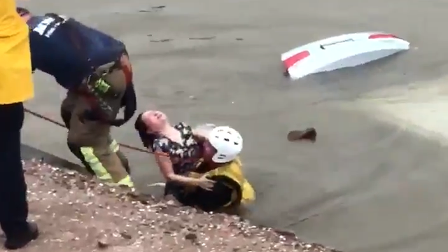 Man who captured video of canal rescue speaks