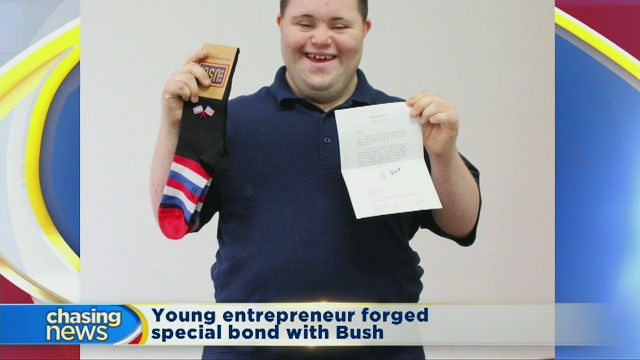 Young entrepreneur forged special bond with Bush