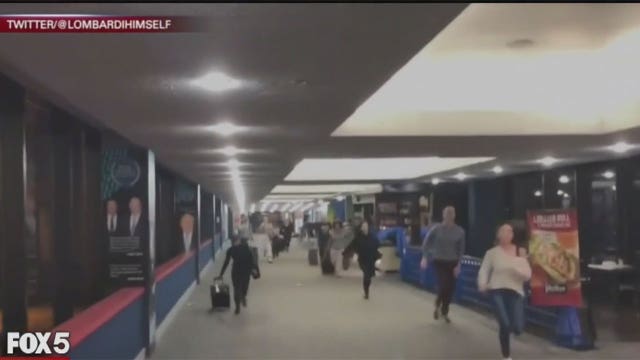 Chaos at Newark Liberty International over false threat