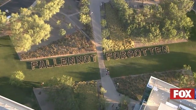 FALLEN, NOT FORGOTTEN: 10k flags planted as Memorial Day tribute