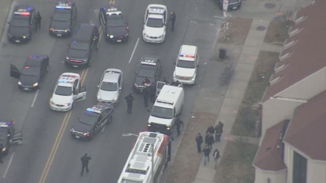 High-speed chase winds through Baltimore, 2 arrested