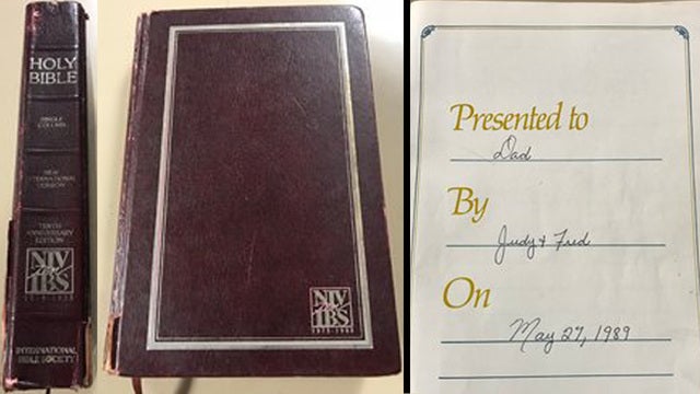 Polk County deputies find decades-old Bible on Auburndale road