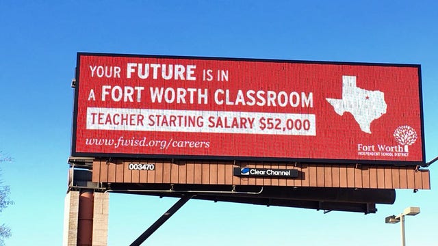 Texas school district offers higher pay in Phoenix ads