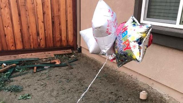 'Message to heaven' lands in Antioch backyard