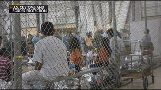 Trump, GOP leaders strain for migrant-kids solution