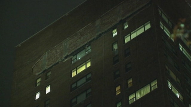 Bricks fall from Upper East Side building