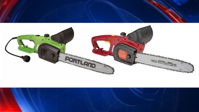 Harbor Freight Tools recalls 1M electric chainsaws due to malfunctioning power switch