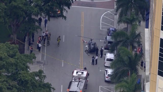 Helicopter makes emergency landing in Downtown Fort Lauderdale