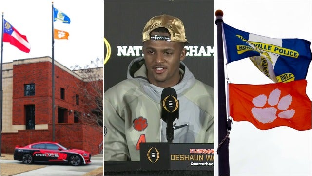 Gainesville Police honor Clemson QB Deshaun Watson