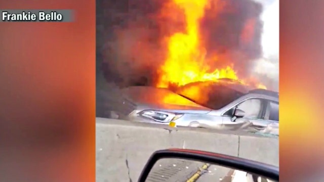 Man killed, 3 others injured in fiery crash on I-290 near Elmhurst